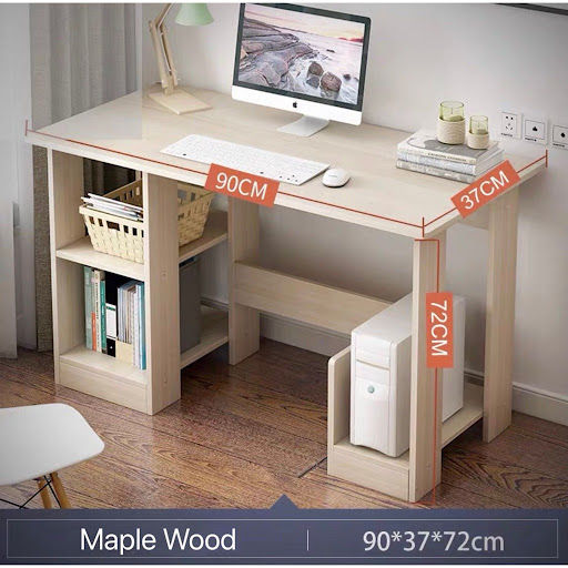 The One Computer Table Wood 80/90/100/120cm PC Study Desk Tables ...