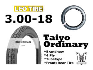 300-18 (3.00-18) TAIYO ORDINARY 4 PLY LEO TIRE BRANDNEW