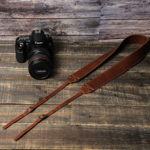 CONTACTS FAMILY Universal Adjustable Camera Shoulder Neck Strap Genuine Leather Belt For Cameras Strap Accessories Part