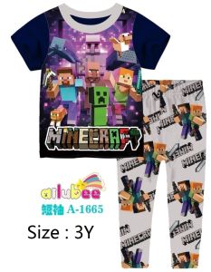 Ailubee Pyjamas Pajamas HERO A1757 A1665 【Size 2Y 3Y】Boy Night Wear Nightwear Baju Tidur Tidor Kanak Kanak-Kanak Budak Lelaki