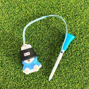 CLOTH Thay thế Áo thun golf cao su hoạt hình Có thể tái chế Nhựa Áo thun hình dạng mới lạ cho golf Dụng cụ hỗ trợ đào tạo Bền bỉ Áo thun golf gấu của ngư dân Phụ kiện chơi gôn