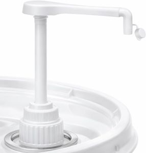 Heavy-Duty 5-Gallon Bucket Pump Dispenser with Leak-Proof Cap – Compatible with Oil Laundry Soap Detergent Fabric Softener Degreasers and More. Making it Ideal for Commercial and Household