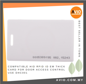Compatible HID RFID ID EM 125KHz Thick Card Different Numbering for Door Access Control use DHC001