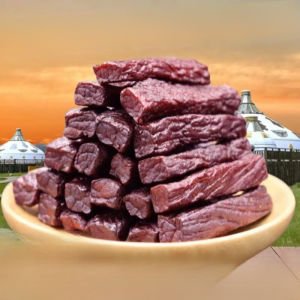 Hand Shredded Beef Jerky 100% Pure Beef Air-Dried Snack Tender Healthy Protein Snack Pregnancy-Friendly Halal Certified