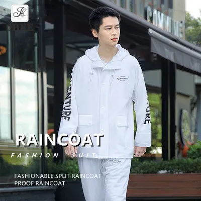 2021 latest fashion raincoat suit rainproof universal motorcycle riding raincoat
