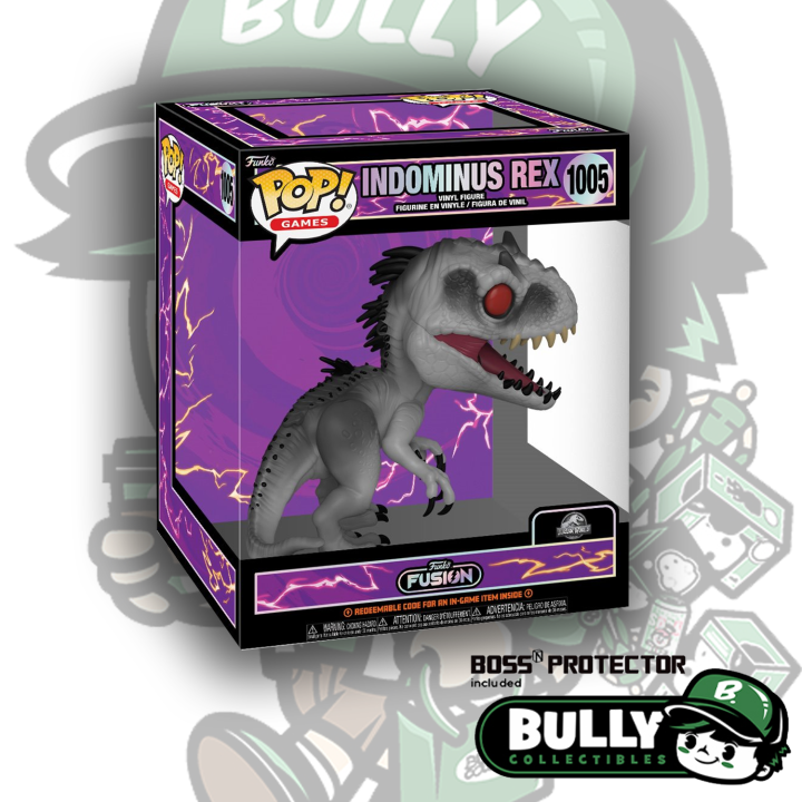 Funko POP! Games: Funko Fusion - Indominus Rex 1005 With Boss Protector [Sold By Bully Collectibles]