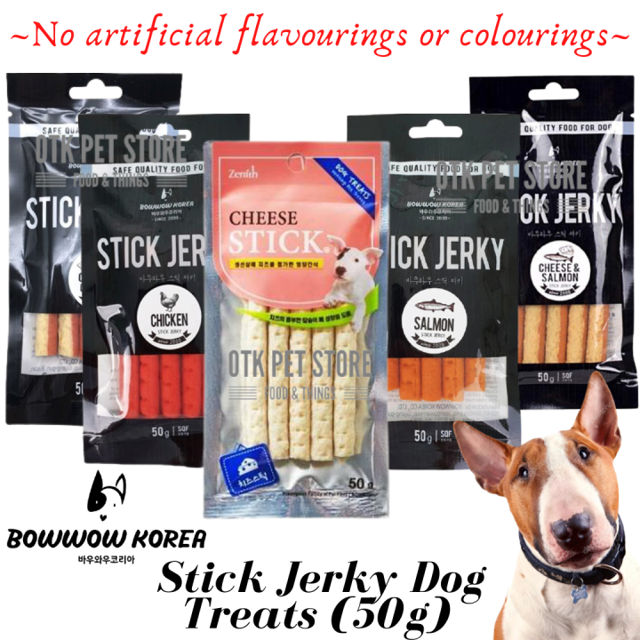 BOW WOW Stick Jerky 50gChicken / Salmon / Cheese Lazada