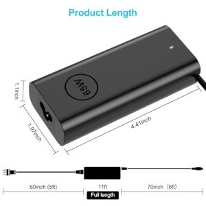 Adapter sạc laptop 65w 90W 130w Type C dùng cho nhiều dòng laptop HP Dell Lenovo cổng sạc Type C