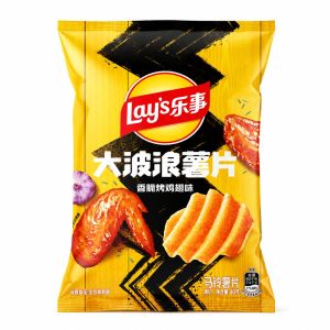 Lays Potato Chips Snacks 40g 乐事薯片原味黄瓜味烧烤味海苔味鸡翅味大波浪原味鱿鱼味