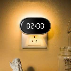 Đèn ngủ điều khiển từ xa có đồng hồ xem giờ với 3 chế độ sáng ánh sáng có thể điều chỉnh tăng giảm với 3 màu sáng đèn sáng dịu nhẹ bảo vệ mắt Đèn Ngủ Led Tiết Kiệm Điện - Lazada