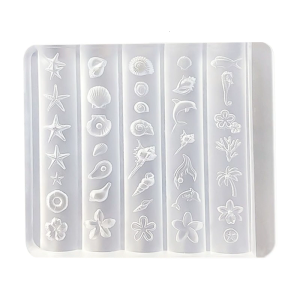 Nail Art Decoration Mold Nail Stencils For Crafting Unique Shell Patterns Effortlessly