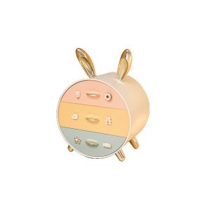 BW-K179 Rak Susun Kelinci Rak Kosmetik Serbaguna Cute Stuff Organizer / Rak Laci Mini Colorfull