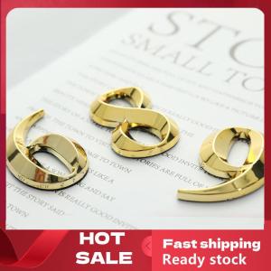 🚚【Local Express Delivery】🚚 1pc Height 5cm Golden Home Sticker Address Door Label Gold Modern House Number