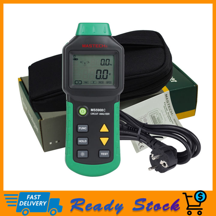 Mastech MS5908 RMS Circuit Analyzer Tester Compared w/ IDEAL Sure Test ...