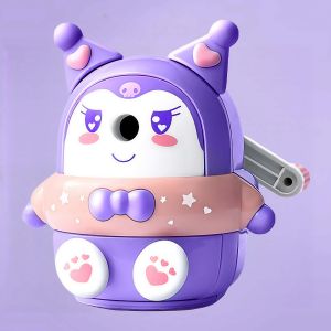 Kawaii Sanrio Pencil Sharpeners Hello Kitty Kuromi Cinnamoroll Students Double Hole Pencil Sharpener Stationery School Supplies