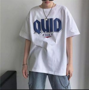 Áo Thun Nam Nữ Form Rộng Tay Lỡ Hàn Quốc In Hình QUID Độc Đẹp Vải Dày Mịn Mát Thiết Kế Thời Trang Đường May Tinh Tế