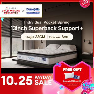 [NEW LAUNCH]  Dunlopillo Orthorest SuperBack Support+ 33cm Individual Pocketed Spring Back Support Spine Support