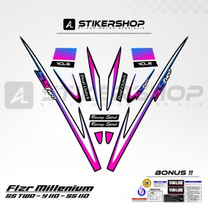 STIKER STRIPING F1ZR MILLENIUM - SS TWO - Y110 - S110 GRAFIS VARIASI 012