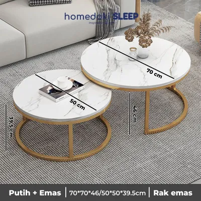 Homedoki Meja Tamu Minimalis / Meja Kopi / Coffee table / Meja kayu / Meja makan