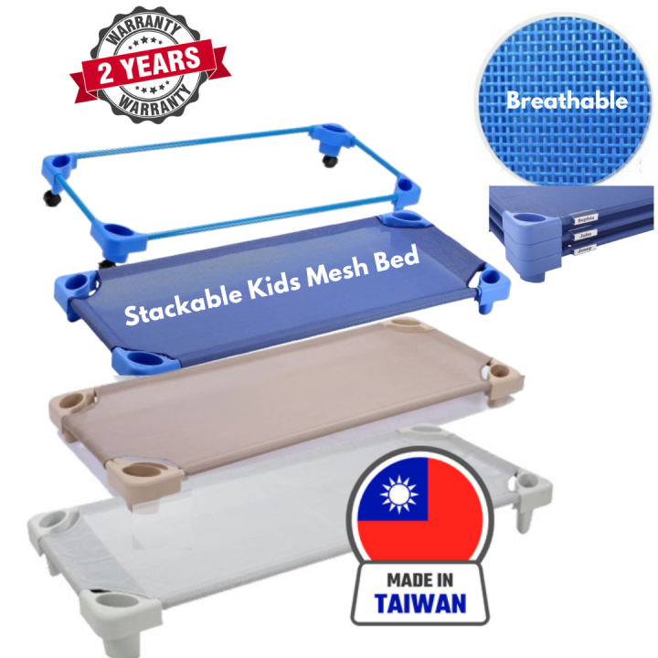 Akiddy Katil Kanak Children Stackable Cot (Blue) (1Pcs/Box