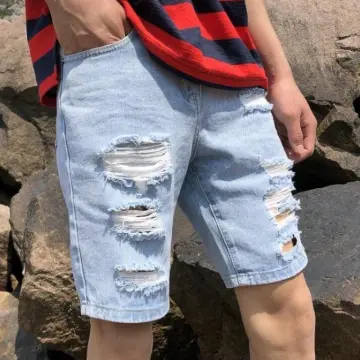 Shop Jeans Half Pant online | Lazada.com.my