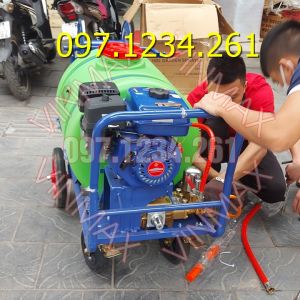 Máy phun xịt hóa chất trừ sâu bệnh có bánh xe PT160L mua ở Hà Nội