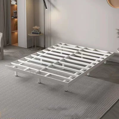 Suspended Bed Modern Simple No Bedside Iron Frame Double Bed Tatami Row Frame Suspended Bed