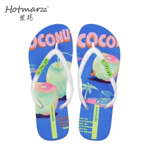 Hotmarzz Womens flip flops PVC anti slip slippers for outdoor wear beach clip on slippers HM7109