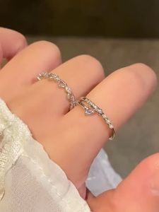 Cincin Hati Zirkon✨爱心锆石开口戒指 Heart Zircon Adjustable Ring 甜美轻奢小众设计温柔精致高级感气质百搭 Trendy Fashion Jewelry