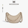 MOSSDOOM Tas Selempang Wanita Carina Bag Tas Bahu Bulan Sabit Modis. 