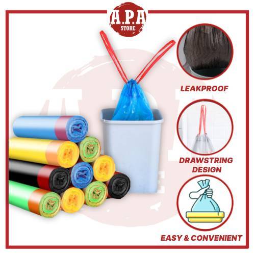 Home Garbage Bag Dustbin Cleaning Trash Plastic Bag Office Kitchen