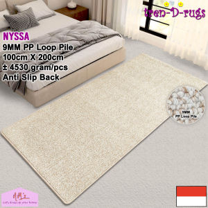 Tren-D-rugs Karpet tebal polos alas lantai ruang tamu tidur minimalis anti slip 100 cm x 200 cm -NMs
