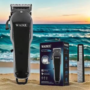 WAIKIL ใหม่ล่าสุด! ! แท้100%WL-6063ปัตตาเลี่ยนตัดผม ไร้สาย แรงมาก แบตอึด สำหลับตัดผม ขึ้นทรงง่าย si