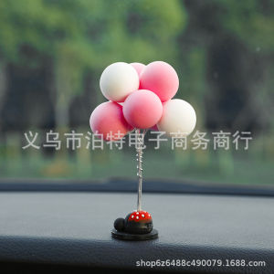 Pajangan dashboard mobil balon hiasan balon mobil