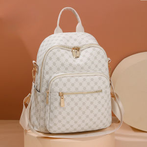 Ielgy hoài cổ thời trang in chữ dung tích lớn đi chơi ba mục đích du lịch Ba lô