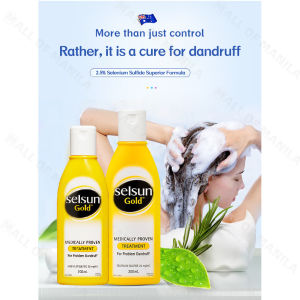 🔥Ready Stock🔥SELSUN BLUE(Deep Cleansing Replenishing) SELSUN GOLD Anti Dandruff Shampoo 200ml