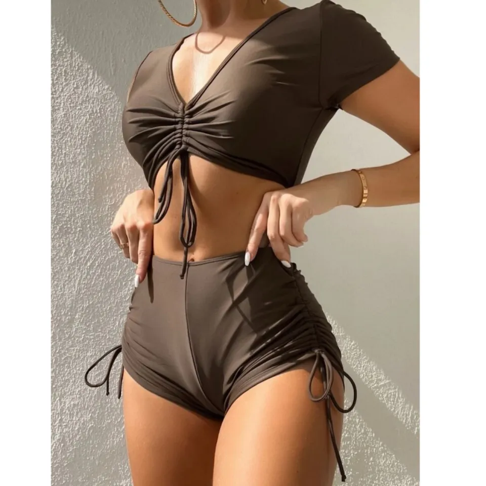 Boyleg two cheap piece swimsuit