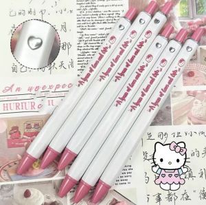 Sanrio Square Pen Cartoon Cute Neutral Pen Press Pen Primary School Students Non-toxic Pen 0.5mm COD