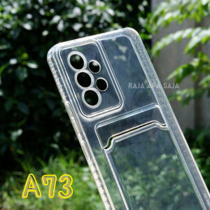 Softcase For S4msung A13 A23 A33 A53 A73 4G 5G Case Card Slot Kartu Casing Silicon Bening Clear Kesing Dompet