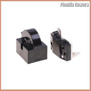 【Pinellia flowers】 2PCS QP2-4.7 PTC Starter Relay 1 Pin Refrigerator Starter Relay And 6750C-0005P Refrigerator Overload Protector
