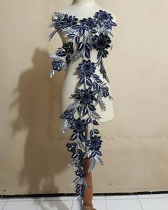 RENDA BORDIR BUNGA RUMBAI KANZA