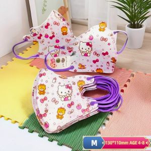 Kids Cartoon 3D Duckbill Face Mask 4Ply Breathable Comfortable Design 10pcs - Safety & Security Gear for Children 4-8 Years