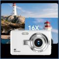 Ccd Sensor Camera Lightweight and Portable Digital Camera Student Vintage Style Large Lens. 
