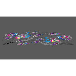 STRIPING TRANSPARAN BEAT NEW ESP TAHUN 2020 2021 2022 2023 MOTIF HOTWHEELS RAINBOW SUDAH DICUTTING - BN-UV - GSI