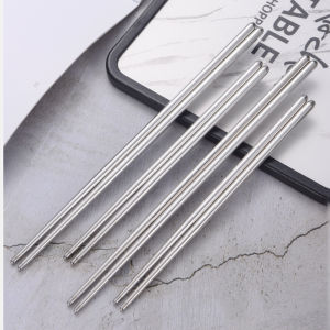 C.three. 1 Pair Non-slip Stainless Steel Chopsticks