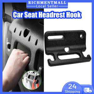 【🔥SG🔥】RICHMENTMALL Car Seat Headrest Hook Hanger Storage Organizers for Purse Coat Grocery Handbag Back Seat Headrest Grab Handle