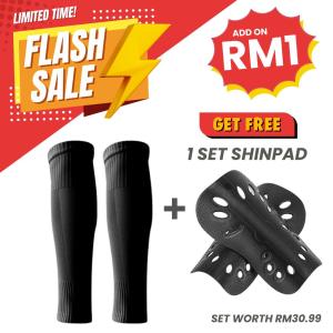 DMANGO Stokin Potong Bola Sepak Football Sleeve Sock Calf Socks Stoking Potong