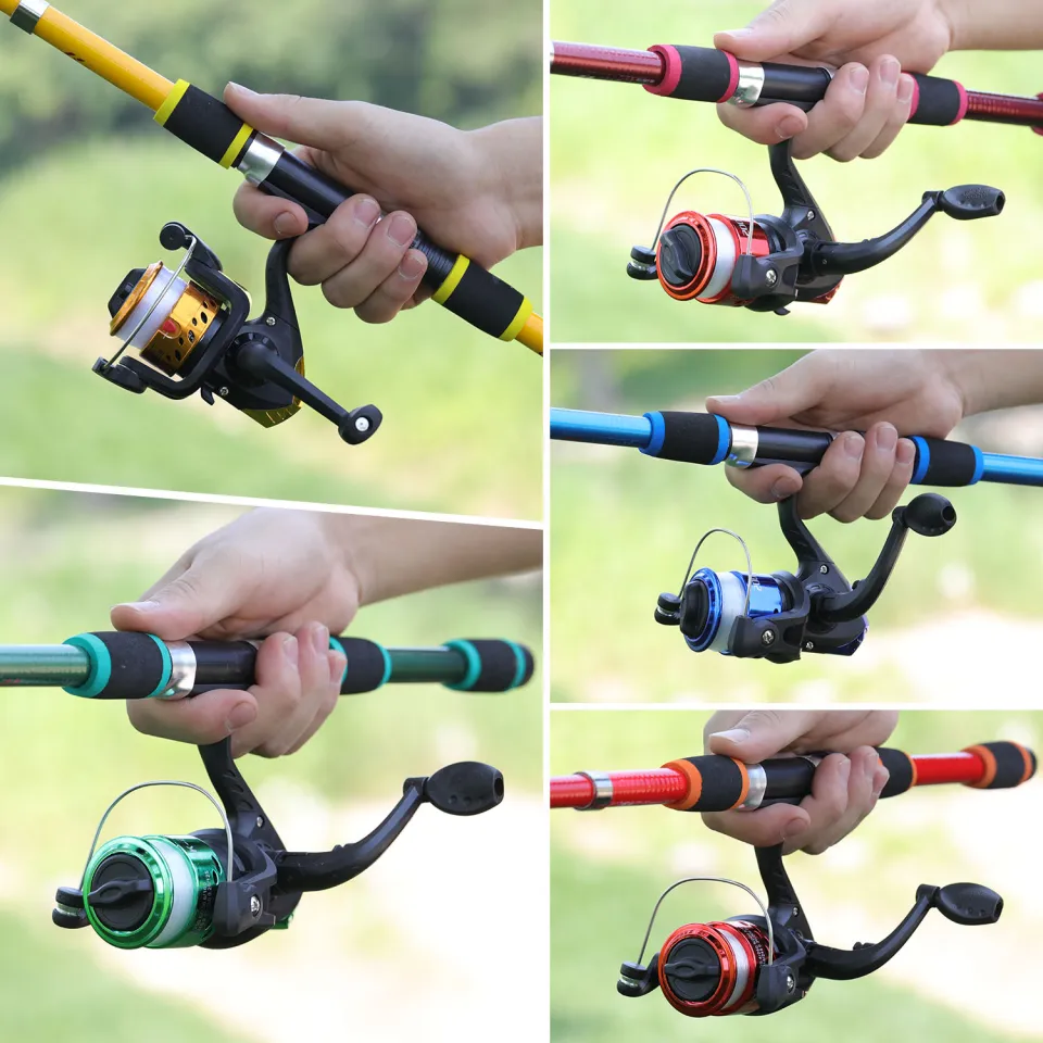 COD]Fishing Rod and Reel Set Cheap Fishing Rod Set Full Set 1.8M Telescopic Fishing  Rod And 5.2:1 Gear Ratio Fishing Spinning Reel for Freshwater Children  Fishing Rod Set