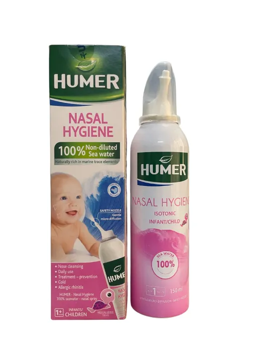 Dung dịch xịt mũi đẳng trương trẻ em Humer 150 Nose Hygiene Infant 150ml