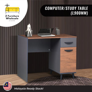 High Quality Melamine 2 Tone Executive Office Desk With Drawer and Filing Cabinet |Study Writing Desk Computer Desk PC Laptop Table Workstation Study Home Office With multiple drawers & compartment | 2 size options (3ft or 4ft)|